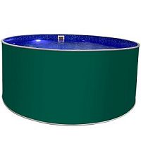 Круглый бассейн ЛАГУНА 4 х 1,25 м (мятно-зелёный RAL 6029)