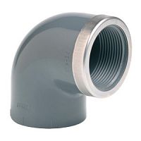 Угол 90° c металлическим кольцом EFFAST d40x1-1/4" (RGRGOR040E)