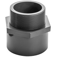 Муфта ПВХ Aquaviva с наружной резьбой, d50х1-1/2"