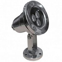 Прожектор для фонтана c ВР 38 мм AquaViva LED (9led 9W 12/24V) RGB IP68